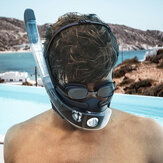 Tauchmaske für Schnorcheln Anti-Fog-Leckage-Unterwasser-Split-Diving-Gesichtsabdeckung Schwimmausrüstung