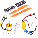 XXD A2212 2200KV 2212 Brushless Motor + 6035 propeller + SG90 9g Micro Servo*2 + 30A ESC Combo for RC Airplane Fixed-wing Helicopter