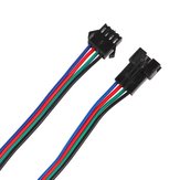 0.5M 4-pinowe złącze Męskie żeńskie kabel do WS2811 WS2812 3528 5050 SMD RGB LED Strip