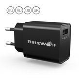 BlitzWolf® BW-S9 18W Carregador USB EU US UK AU Adapter com 1m Cabo Micro USB