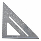 7 hüvelykes alumínium ötvözetű 90 fokos háromszög vonalzó vastagított szög vonalzó ácsok számára