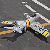 F86 Sabre sải cánh 1100mm với bộ máy bay chiến đấu EDF Jet Warbird RC 70mm kit với hệ thống hạ cánh điện