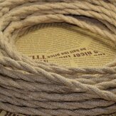 5M Vintage Rope Tel Bükülmüş Kablo Retro Örgülü DIY için Kolye Lamba