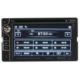 6.pantalla táctil de radio estéreo de coche reproductor de mp3 cd dvd de 2 pulgadas en el tablero con la función Bluetooth