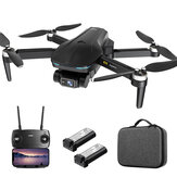 DOMIBOT EX5 PRO 5G WIFI FPV GPS 4K HD kamerával 2 tengelyes EIS gimbal 25 perc repülési idő Két akkumulátor Escannekozott csukható RC Drone Quadcopter