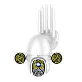 Guudgo 172 LED 1080P 2MP IP الة تصوير السرعة الخارجية Dome Wireless وايفاي Security IP66 ضد للماء الة تصوير 360 ° Pan Tilt Zoom IR Network CCTV Surveillance