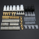 Kit di riparazione terminali in ottone per connettori maschio e femmina su lamiera di latta cablaggio automobilistico moto