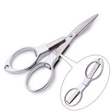 Glasses Shape Tailor Shears Sewing Portable Folding Stainless Steel Scissor For Clothes Sewing