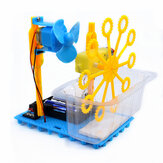Маленький молоток STEAM DIY Машина для создания пузырчатых пузырей Робот Образовательный комплект
