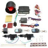 Kit universal de cierre centralizado de vehículo con alarma, inmovilizador y sensor de impacto