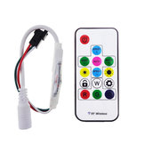 Mini-Controller für drahtloses LED-Lichtband RF WS2812 5V / WS2811 12V