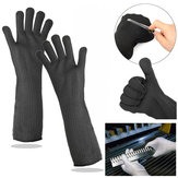 Edelstahl-Draht-Sicherheits-Sport-Schnitt-beständiger Hülsen-Arbeits-Handschuh-Handgelenk-Armband-Schutz-Handschuh