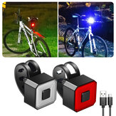 BIKIGHT kerékpárlámpa szett szuperfényes első fejlámpa hátsó lámpa USB-tölthető 6 mód állítható vízálló LED-zseblámpa kerékpározáshoz