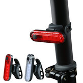 BIKIGHT Feu arrière de vélo portable super brillant avec 4 modes, rechargeable par USB, avertissement de sécurité pour VTT, vélo de route et vélo électrique