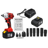 128VF 520N.M Brushless Impact Wrench Li-ion Battery Electric Wrench Power Tool