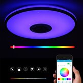 40 cm-es bluetooth WiFi LED mennyezeti lámpa RGB APP zenei hangszóró tompítható lámpa távirányítóval 110-245V