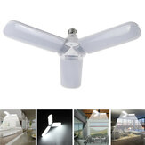 E27 36W Foldable LED Ceiling Fan Light Bulb Night Lamp Chandelier for Hallway Indoor Home Use
