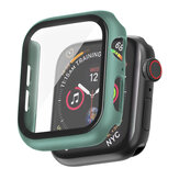 Protecteur d'écran en verre trempé de 40mm / 44mm et couverture de pare-chocs en PC dur pour Apple Watch Series 6 / SE / Series 5/ Series 4 par Bakeey