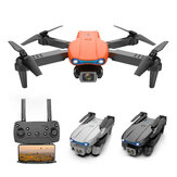 LSRC E99 PRO Mini WiFi FPV with 4K 720P HD Dual Camera Air Hovering 15mins Flying Foldable RC Drone Quadcopter RTF