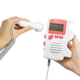 2.0 MHz LCD Doppler Fetal Doppler Pré-natal Digital Coração Monitor de Som Monitor de Tela Tester Detector Medidores de Pulso Fetal Dispositivos de Monitoramento