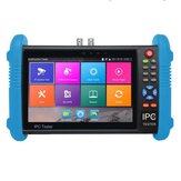 IPC9800Plus+ 7 Inch IP CCTV Tester Monitor Analog CVBS Camera Tester H.265 4K Video Testing Support ONVIF WIFI POE 12V Output