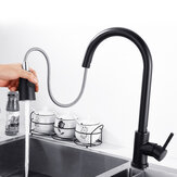 Stainless Steel Kitchen Sink Faucet Pull Out Spout Spray 360° Rotate Basin Mixer Tap G1/2