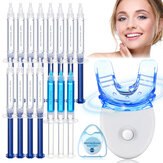 Kit sbiancante per denti con luce LED, gel dentale sbiancante, set per lo sbiancamento dei denti