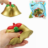 Jouet de Noël Squishy Chameleon Jingle Bell à montée lente avec emballage Cadeau de Noël pour enfants Décoration