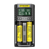 Φορτιστής μπαταρίας NITECORE UM2 LCD Display 5V/2A Lithium USB QC Smart Rapid Charger Για AA AAA 18650 21700 26650