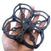 X2UFO 78mm volledig omsluitend 3K carbon fiber FPV-raceframe kit voor RC Drone Multirotor