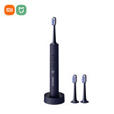 Escova de dentes elétrica sônica XIAOMI MIJIA T700 Dentes IPX7 Display LED Clareamento Escova de limpeza oral ultrassônica inteligente com vibração