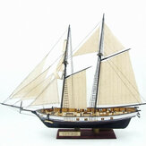 380x130x270 ملليمتر ديي السفينة الجمعية نموذج أطقم الكلاسيكية القوارب الشراعية الخشبية مقياس نموذج الديكور
