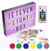 Boîte lumineuse USB A4 7 couleurs avec télécommande pour décorer les fêtes et les mariages à la maison