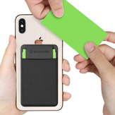Sinjimoru Universale Sticker-On-Phone-Portemonnaie Elastic Ultra-Valuable Self-Adhesive Sticker Handykartenhalterung Hüllen kompatibel mit den meisten Smartphones