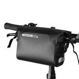 ROSWHEEL 3L دراجات دراجات المقود الجبهة أنبوب سلة حقيبة PVC 100 ٪ كامل ضد للماء حقيبة الدراجة