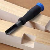 90° Right Angle Chisel Tool with Durable Plastic Handle High Carbon Steel Body for Efficient Grooving Work