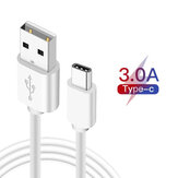 Vivo 3A USB Type-C Cable de datos de carga rápida para Vivo G1 5G Y30 V19 Apex 2020 Z6 MOTO G Pro G8 para Samsung Galaxy S21 Note S20 ultra Huawei Mate40 P50 OnePlus 9 Pro