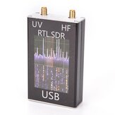 100KHz-1.7GHz Software Radio Full Band RTL-SDR Receiver Aviation Shortwave Broadband Support Computers and Android Phones Connection