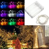 20 LED bateria fio de cobre corda luz fada casamento festa de Natal lâmpada à prova d'água