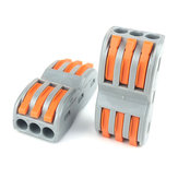 10 sztuk łączników zaciskowych do przewodów 3-pinowych Uniwersalny blok zaciskowy szybkiego montażu SPL-3 zacisk kablowy elektryczny zacisk do łączenia przewodów 0.08-4.0mm²