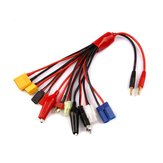 Cable de carga de equilibrio multifuncional XT60 XT90 T Plug EC5 JST JR FUTABA Plug Adaptador