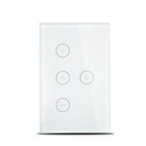 AC100-240V Smart Controller WiFi Fan Light Switch Compatible with Alexa Google Home Smart Life App 