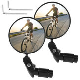 2 шт. Регулируемое зеркало заднего вида для велосипеда с вращением на 360° и выпуклой линзой, зеркало безопасности с вращением руля для горных и шоссейных велосипедов и светоотражателем