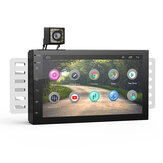 KRAK K-CS01 7 Cal 2 Din dla Androida 9.0 samochodowe stereo Carplay FM AM RDS Radio odtwarzacz MP5 2G + 32G Android Auto GPS WIFI Bluetooth z 12 tylnymi kamerami LED