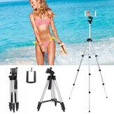 Telescopic Mobile Phone Camera Camcorder Tripod Stand Mount Tripod and Smartphone-mount
