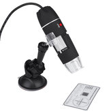 مجهر رقمي DANIU جديد بمصباح LED 8 قطع USB بقوة 500X وبدقة 2 ميجابكسل وكاميرا فيديو مع حامل قوة شفط