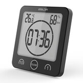 Цифровые водонепроницаемые часы для душа с датчиком температуры и обратным отсчетом времени на стене в ванной комнате