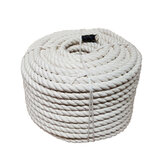 Cuerda de algodón retorcida de cuerda de macramé de 8 mm 1M/2M/3Metro/4M/5M para accesorios de boda caseros hechos a mano de cuerda natural beige DIY regalo