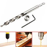 9.5mm 3/8 Inch Twist Step Drill Bit with Depth Stop Collar and Hex Wrench for Zakgatmal Kit