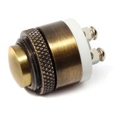 Interrupteur momentané en laiton métallique pour sonnette à bouton-poussoir de 16 mm